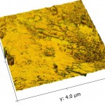 4 x 4 um aluminum-gold