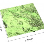 4 x 4 um aluminum-green